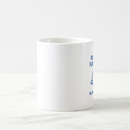 Flat Earthers Globe Kaffeetasse (Mittel)