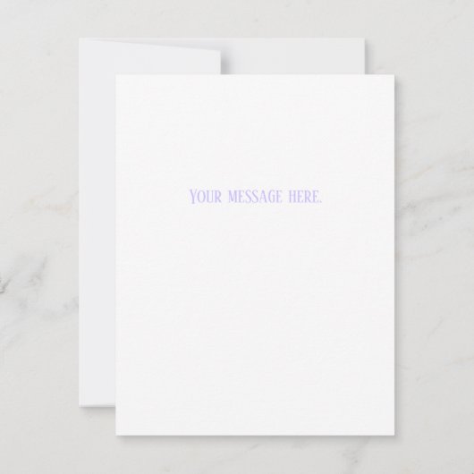 Flat Easter Card Mitteilungskarte (Rückseite)