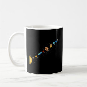 Flat Eh glaubt an das Sonnensystem Kaffeetasse