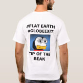 #FLAT ERDt-shirt T-Shirt (Rückseite)