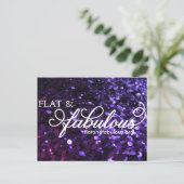 Flat & Fabulous Postkarte (Stehend Vorderseite)