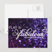 Flat & Fabulous Postkarte (Vorne/Hinten)