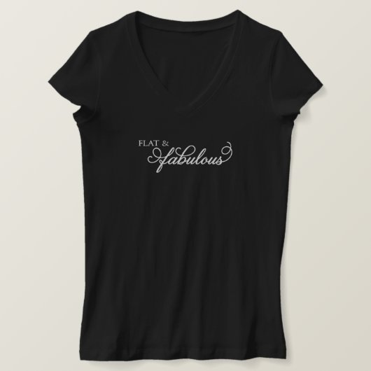Flat & FABulous T-Shirt (Design vorne)