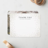 FLAT FOTO DANK MITTEILUNGSKARTE (Vorderseite/Rückseite Beispiel)