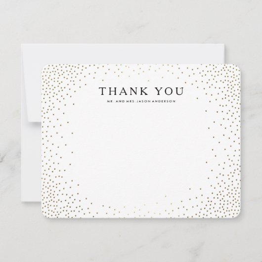 FLAT FOTO DANK MITTEILUNGSKARTE (Vorderseite)