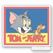 Flat für Tom und Jerry-Logo Aufkleber (Vorderseite)