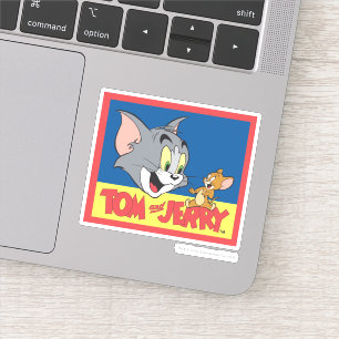 Flat für Tom und Jerry-Logo Aufkleber