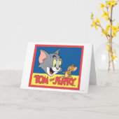 Flat für Tom und Jerry-Logo Karte (Gelbe Blume)