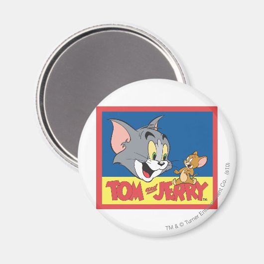 Flat für Tom und Jerry-Logo Magnet (Vorderseite/Rückseite)