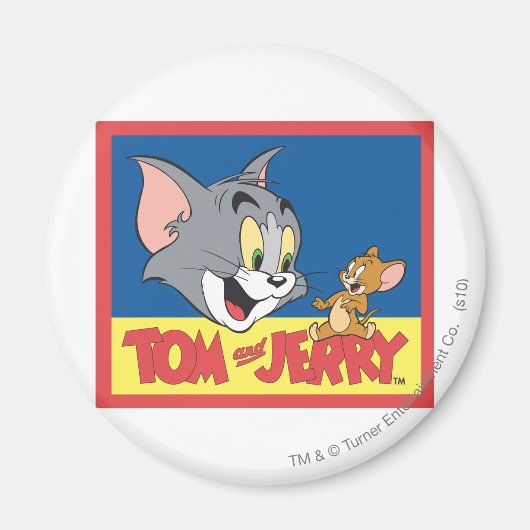Flat für Tom und Jerry-Logo Magnet (Vorne)