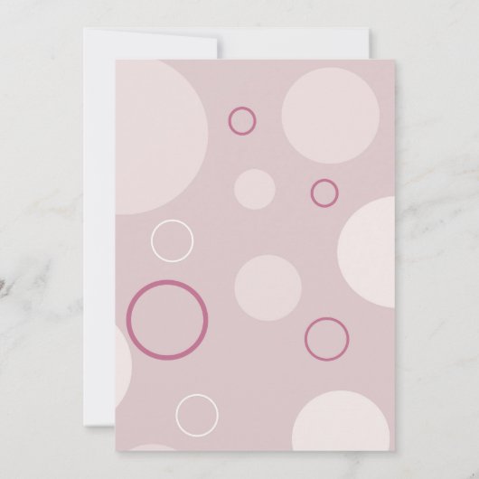 Flat Greeting Card Happy Birthday Karte (Rückseite)