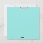 Flat Greeting Card Karte (Rückseite)