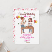 Flat Greeting Card Karte (Vorderseite/Rückseite Beispiel)