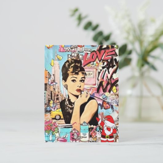 Flat Grußkarte, danke Karte (Stehend Vorderseite)