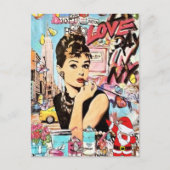 Flat Grußkarte, danke Karte (Vorderseite)