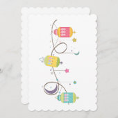 Flat-Grußkarte Einladung (Vorne/Hinten)