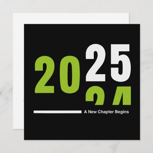 Flat Holiday Card (Vorne/Hinten)