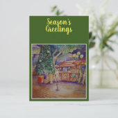 Flat Holiday Card (Stehend Vorderseite)