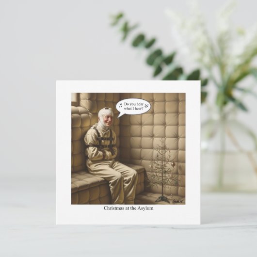 Flat Holiday Card (Stehend Vorderseite)