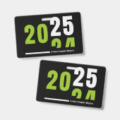 Flat Holiday Card Ausweis (Vorder- & Rückseite)