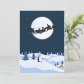 Flat Holiday Card Feiertagskarte (Stehend Vorderseite)