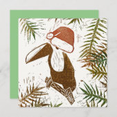 Flat Holiday Card Feiertagskarte (Vorne/Hinten)