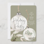 Flat Holiday Card Feiertagskarte (Vorderseite)