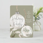 Flat Holiday Card Feiertagskarte (Stehend Vorderseite)