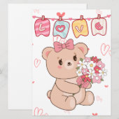 Flat Holiday Card Feiertagskarte (Vorne/Hinten)