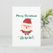 Flat Holiday Card Feiertagskarte (Stehend Vorderseite)