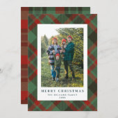 Flat Holiday Card Feiertagskarte (Vorne/Hinten)