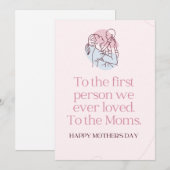 Flat Holiday Card Feiertagskarte (Vorne/Hinten)