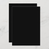 Flat Holiday Card Feiertagskarte (Vorne/Hinten)