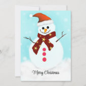 Flat Holiday Card Feiertagskarte (Vorderseite)