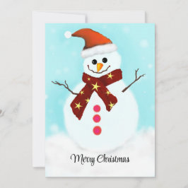 Flat Holiday Card Feiertagskarte