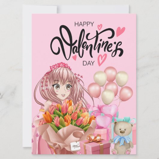 Flat Holiday Card Feiertagskarte (Vorderseite)