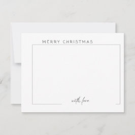 Flat Holiday Card Feiertagskarte