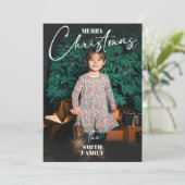 Flat Holiday Card Feiertagskarte (Stehend Vorderseite)