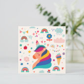 Flat Holiday Card Feiertagskarte (Stehend Vorderseite)