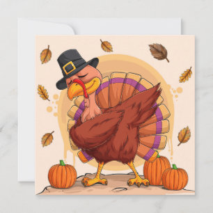 Flat Holiday Card Feiertagskarte