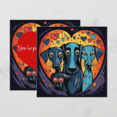 Flat Holiday Card Feiertagskarte (Vorne/Hinten)