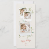 Flat Holiday Card Feiertagskarte (Vorderseite)