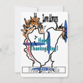 Flat Holiday Card Feiertagskarte (Vorderseite)