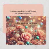 Flat Holiday Card Feiertagskarte (Vorne/Hinten)