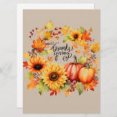 Flat Holiday Card Feiertagskarte (Vorne/Hinten)