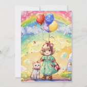 Flat Holiday Card Feiertagskarte (Rückseite)