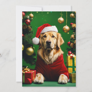 Flat Holiday Card Feiertagskarte