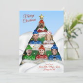 Flat Holiday Card Feiertagskarte (Stehend Vorderseite)