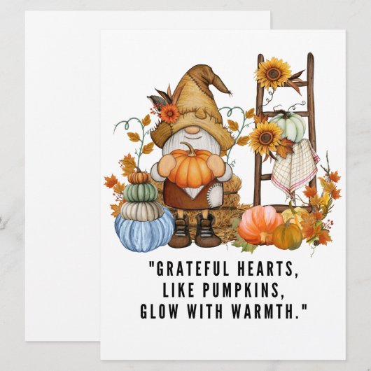 Flat Holiday Card Feiertagskarte (Vorne/Hinten)