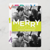 Flat Holiday Card Feiertagskarte (Vorne/Hinten)